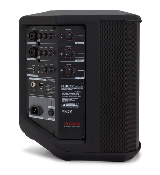 Aiwa AX-1PRO Profesyonel Taşınabilir Aktif Hoparlör - Resim 5