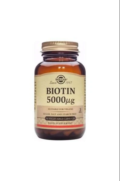 Solgar Biotin 5000 Mcg 50 Kapsül+ Ester-c Plus 500 Mg 50 Kapsül - Resim 2