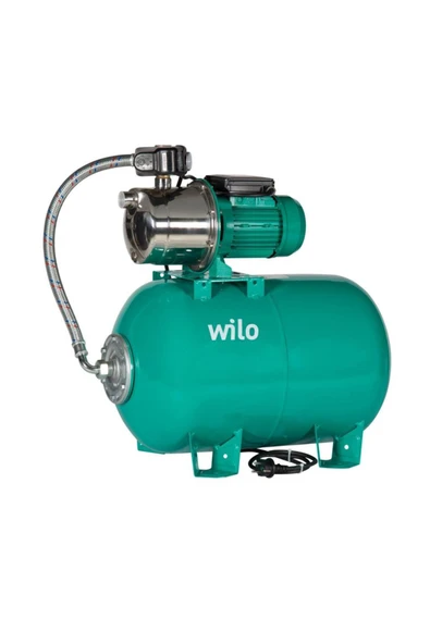 Wilo Aqua SPS 50-4.47 Paslanmaz Jet Pompalı 50 Lt Tanklı Otomatik Hidrofor 5 Kat 10 Daire, 1.3Hp ürün görseli 1