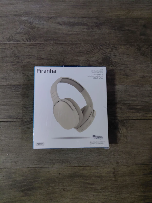 ASLANTİC PİRANHA 2215 BEYAZ KREM BLUETOOTH KULAKÜSTÜ KULAKLIK ürün görseli 1