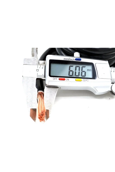 Adam 1 Metre 25mm Siyah Bakır Akü Kablosu FLY - Resim 2