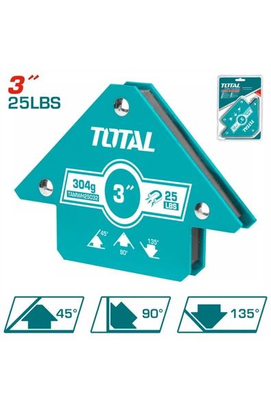 Manyetik Gönye Kaynak Köşe Tutucu 3'' TAMWH25032 NMS HIRDAVAT ürün görseli 1