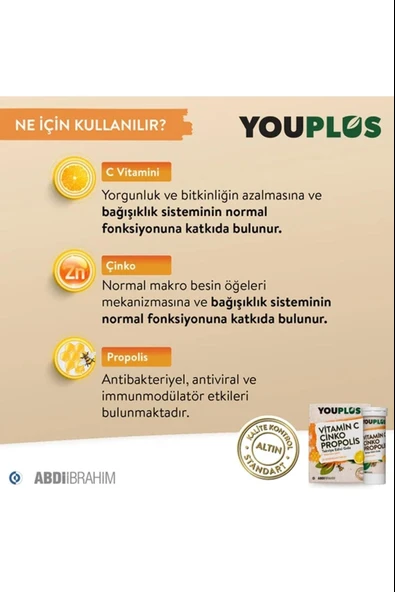 Youplus 20 Efervesan Tablet 4 Adet - Resim 3