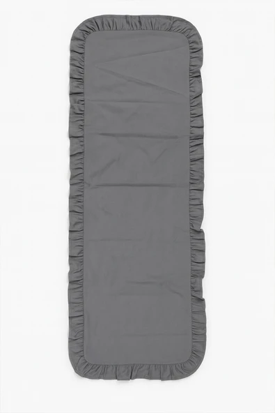 YUNUSOĞLU HOME Fırfırlı Masa Runner 150X50 cm, Şık Dekoratif Masa Örtüsü - Resim 3