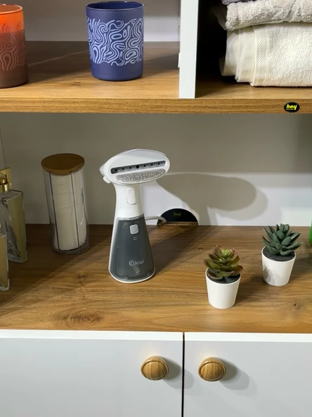 Deren Banyo Dolabı Çok Amaçlı Dolap Bölmeli Raf Beyaz - Ceviz 72 cm - Resim 4