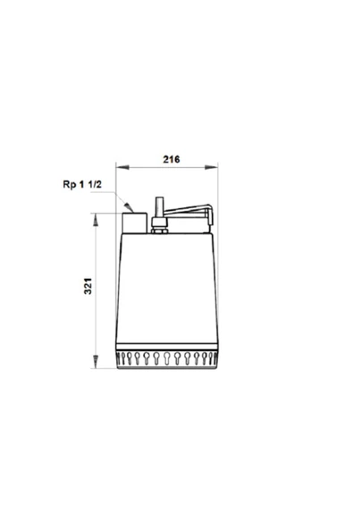 Grundfos - Unilift Ap12.40.04.a1 - Kendinden Flatörlü Seyyar Drenaj Pompası - Resim 2