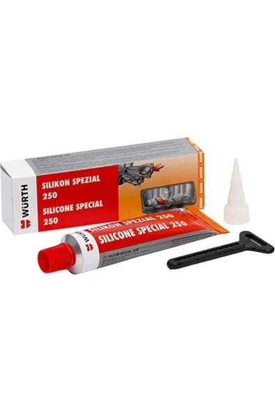 Würth Silikon Sıvı Conta Siyah 250°c Isıya Dayanıklı 70ml - Resim 2