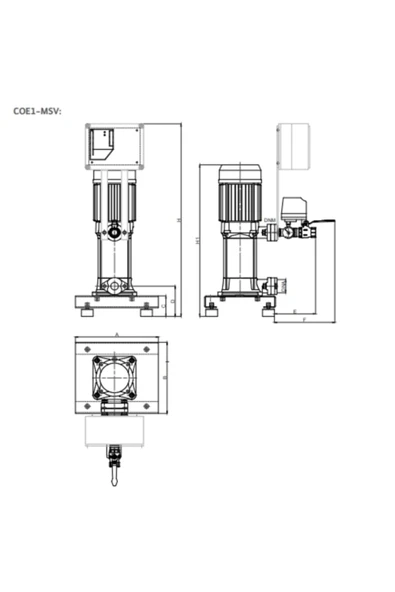 Wilo Initial Coe1-msv 406 M Tek Pompalı Hidrofor - 6 Kat 29 Daire - Resim 3