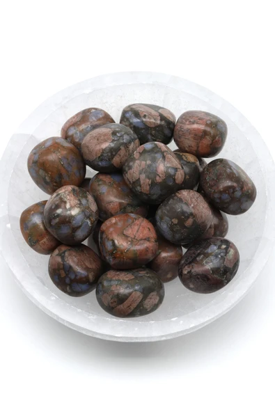 Riyolit Doğal Taş Tamburlanmış Parça - Tımbıl ürün görseli