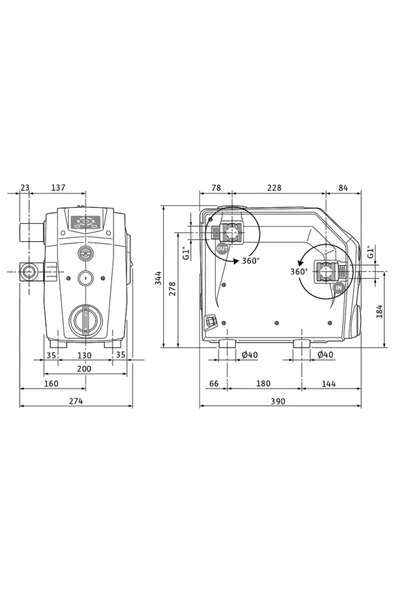 Wilo ISAR BOOST5-E-5 FREKANS KONVERTÖRLÜ HİDROFOR - Resim 2