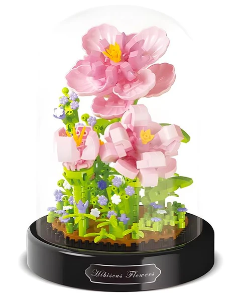 Ctoy Fanuslu Çiçek Serisi Hibiskus Lego Seti 18497 - Resim 2