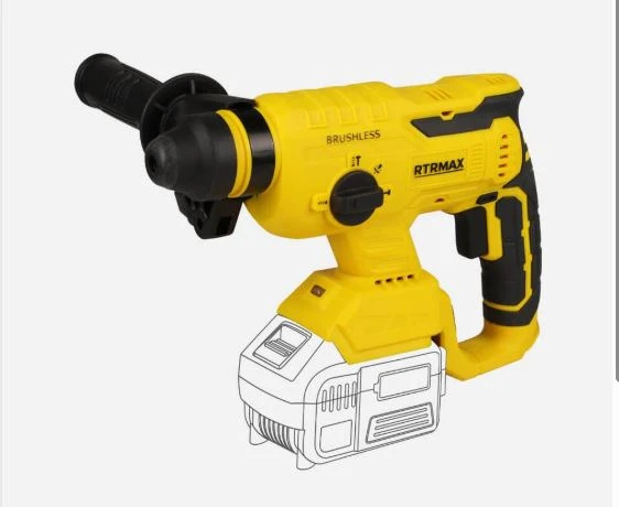 AKÜLÜ KIRICI-DELİCİ KÖMÜRSÜZ 2.2J 22MM 2x4 Ah AKÜ RTRMAX X-LION ürün görseli 1