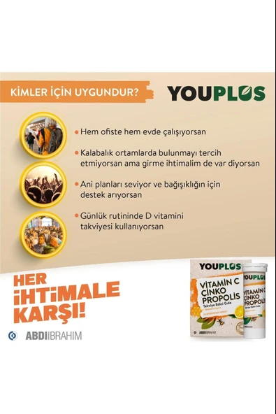 Youplus 20 Efervesan Tablet 4 Adet - Resim 5