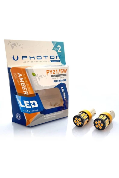 Photon P21/5W AMBER 1016 EXCLUSIVE SERIE (2'Lİ BLISTER) ürün görseli