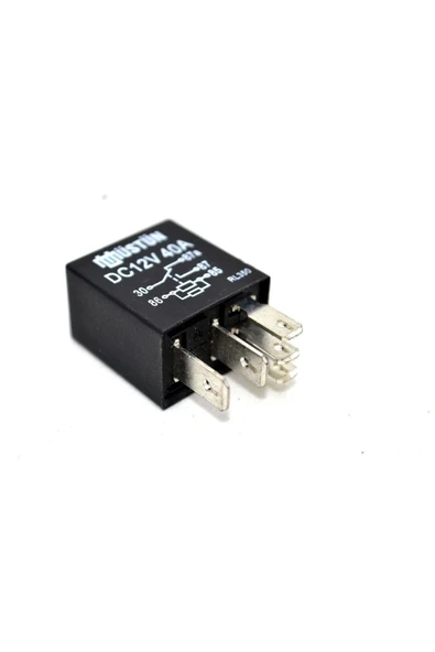 Üstün Mikro Röle 12v 40a 5p 5 Uyumlu Fişli Terminalli Dirençli Çift Platin ürün görseli 1