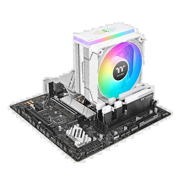 Thermaltake ASTRIA 200 ARGB 120mm Kule Tipi Beyaz İşlemci Soğutucu CL-P137-AL12SW-A - Resim 4