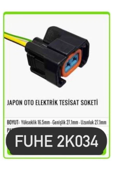 fuhe Fhe 2k034 Japon Oto Elektrik Tesisat Soketi ürün görseli