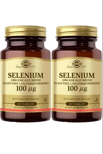 Solgar Selenium 100 mcg 100 Tablet 2 Adet ürün görseli