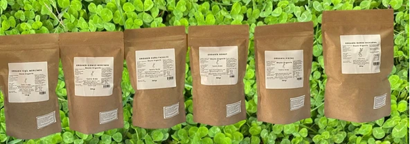 Organik Sertifikalı Bakliyat Seti (Kırmızı Mercimek, Yeşil Mercimek, Kuru Fasulye, Nohut, Pirinç, Burgu Makarna) - Resim 8