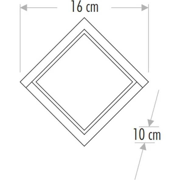 Cata CT-7074 12W 3200K Günışığı Sıva Üstü LED Aplik - Resim 2