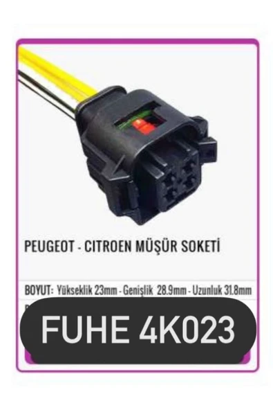 fuhe Fhe 4k023 Peugeot - Cıtroen Müsür Soketi ürün görseli 1