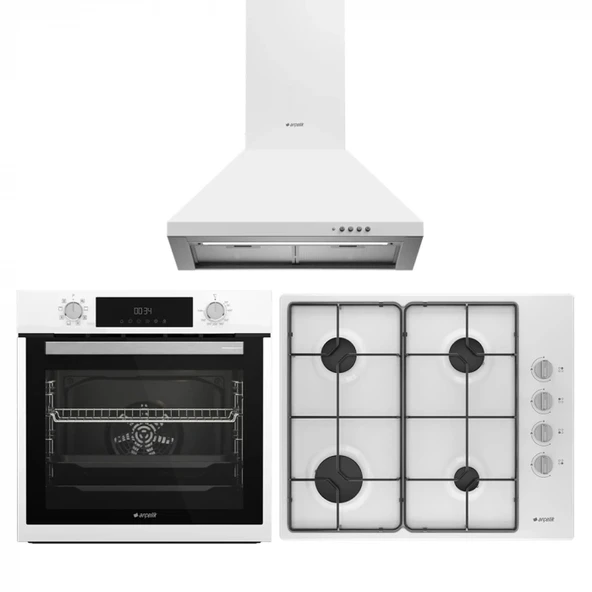 Arçelik Kar Beyaz Süper Ankastre Set ürün görseli 1