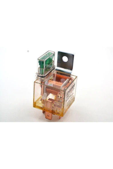 ENGPRO Şeffaf Mini Röle Sigortalı Dirençli Kırmızı Ledli 60a/80a 12v Eng - Resim 2