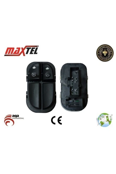 Maxtel CAM AÇMA DÜĞMESİ SOL MONDEO II (GD) (96-) 2 CAM 8 FİŞLİ 97BG14529AA ürün görseli 1