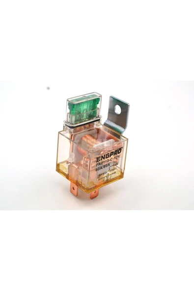 ENGPRO Şeffaf Mini Röle Sigortalı Dirençli Kırmızı Ledli 60a/80a 12v Eng ürün görseli 1