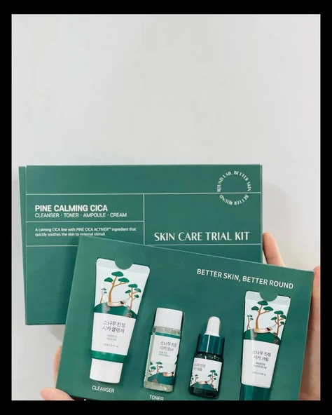 ROUND LAB - Pine Calming Cica Trial Kit - Resim 3