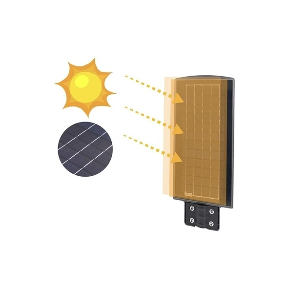 CATA CT-4691 60W Solar Güneş Enerjili Sokak Armatürü - Resim 4