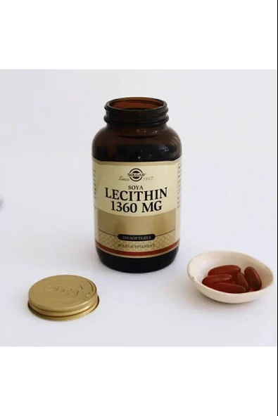 Solgar Soya Lecithin 1360 mg 100 Kapsül 2 Adet - Resim 2
