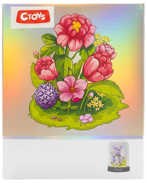 Ctoy Fanuslu Çiçek Serisi Parlak Gül Lego Seti 16346 ürün görseli 1