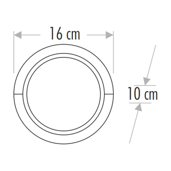 Cata CT-7073 12W 3200K Günışığı Sıva Üstü LED Aplik - Resim 2