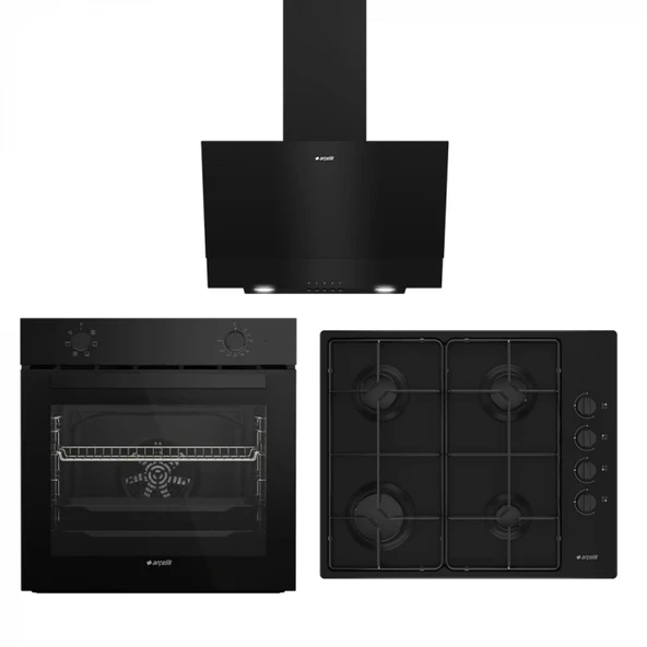 Arçelik Klasik Siyah Fırsat Ankastre Çeyiz Seti ürün görseli 1