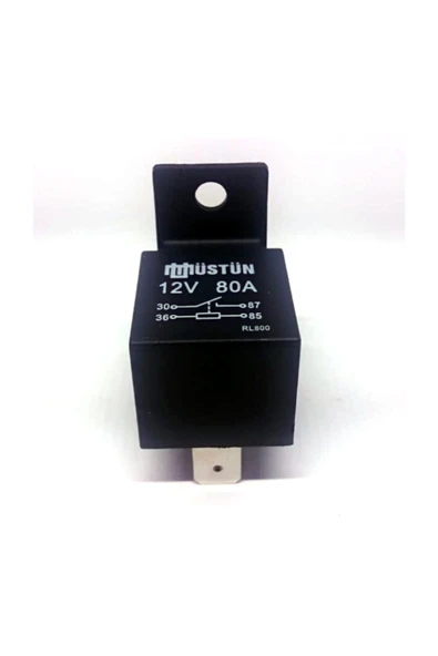 Üstün Mini Röle 12V 80A Güç Rölesi 4 Fişli Üstün Rl800 ürün görseli 1