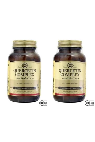 Solgar Quercetin Complex 50 Kapsül 2 Adet ürün görseli