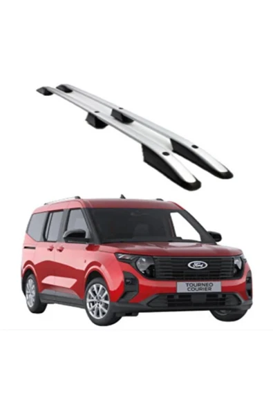 ROAL TUNİNG 2024 VE ÜZERİ UYUMLU FORD COURİER TAVAN ÇITASI GRİ - Resim 2