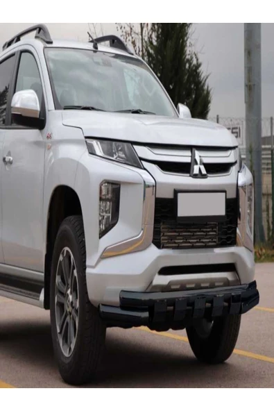 ROAL TUNİNG 2008 MODEL VE ÜZERİ TÜM MİTSUBİSHİ L200 SHARK TAMPON ÖN KORUMA DEMİRİ ürün görseli