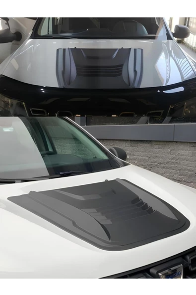 ROAL TUNİNG Dacia Duster 2010-2024 Kaput Scoop Kabartma – ABS Tuning Aksesuar (ROAL Tuning) - Resim 2