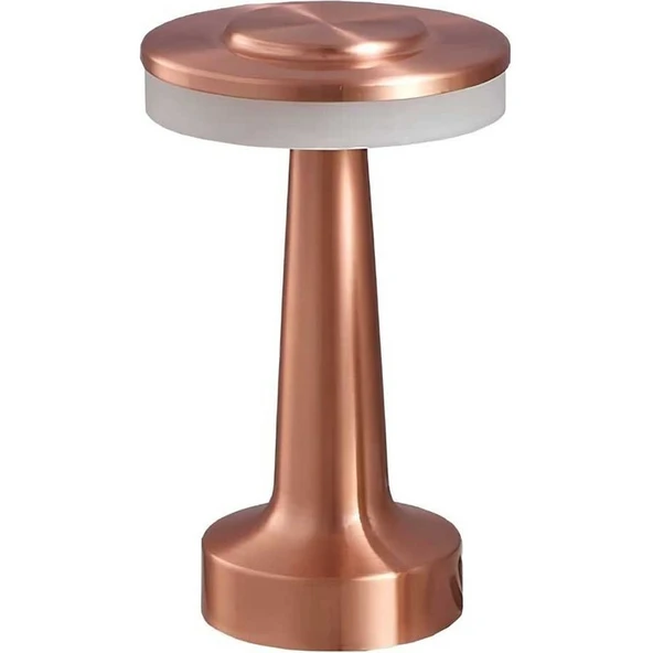 Cata Oslo Şarjlı Bakır Masa Lambası 3 Renkli  CT-8435 ürün görseli