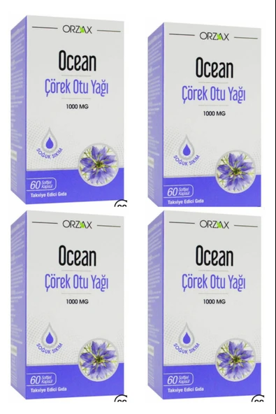 Ocean Çörek Otu Yağı 60 Kapsül 4 Adet ürün görseli