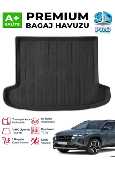 ROAL TUNİNG HYUNDAİ TUCSON BAGAJ HAVUZU 3D 2021-23 MODELLERE UYGUNDUR ürün görseli