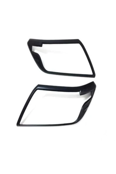 ROAL TUNİNG 2015-2021 NİSSAN NAVARA NP 300 ÖN FAR ÇERÇEVESİ SİYAH - Resim 2