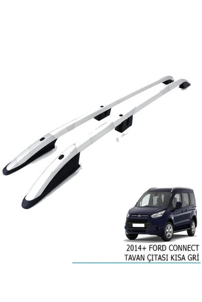 ROAL TUNİNG 2014 VE ÜZERİ UYUMLU FORD CONNECT TAVAN ÇITASI KISA GRİ ürün görseli