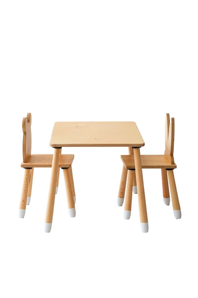 Düz Etkinlik Masası ( 2 Sandalyeli) - Resim 3