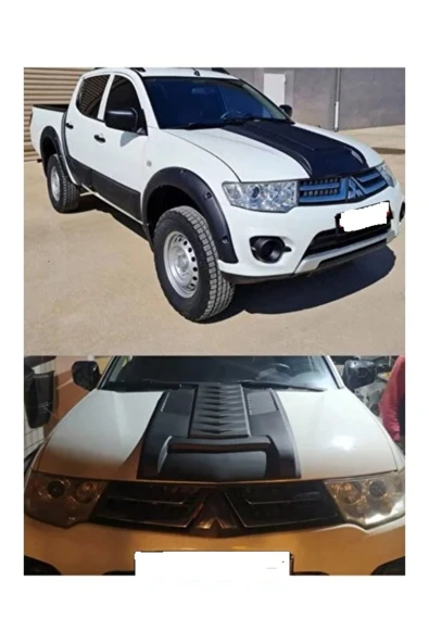 ROAL TUNİNG 2007-2014 MODEL UYUMLU MİTSUBİSHİ L200 KAPUT SCOOP KAPLAMA KABARTMA ürün görseli