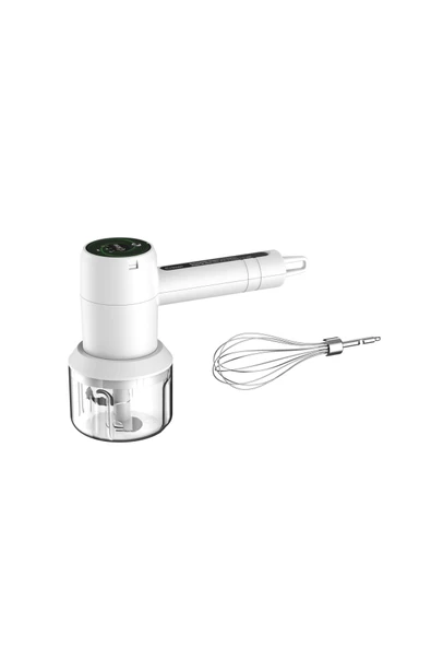 Kiwi KC-8232 Şarjlı El Mikseri ve Doğrayıcı Rondo 2'si 1 Arada 3 Hız Kademeli 200 Ml - Resim 3