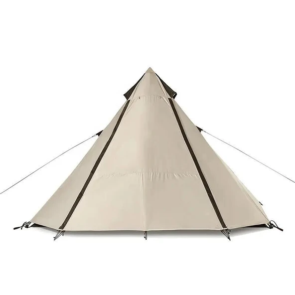 Naturehike Glamping 4 Kişilik Çift Katmanlı Otomatik Kurulum Piramid Çadır - Resim 8