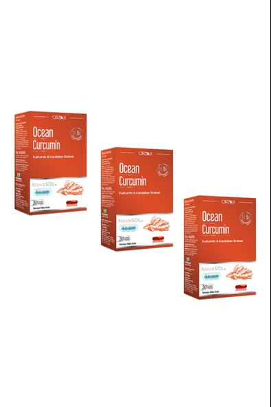 Ocean Curcumin 30 Kapsül 3 Adet ürün görseli